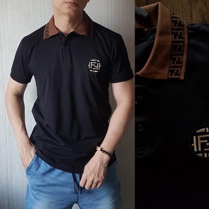 Gambar KAOS BR PRIA IMPORT PREMIUM QUALITY BRANDED 100% IMPORT PREMIUM - Hitam, L dari xploreshop undefined Tokopedia