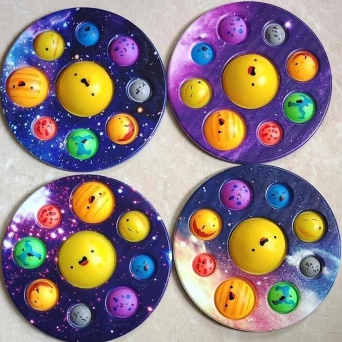 Gambar -BNKI- Pop It Planet Galaxy Tata Surya Matahari Simple Dimple Mainan Edukasi - Galaxy Biru dari Toko Beniki undefined Tokopedia