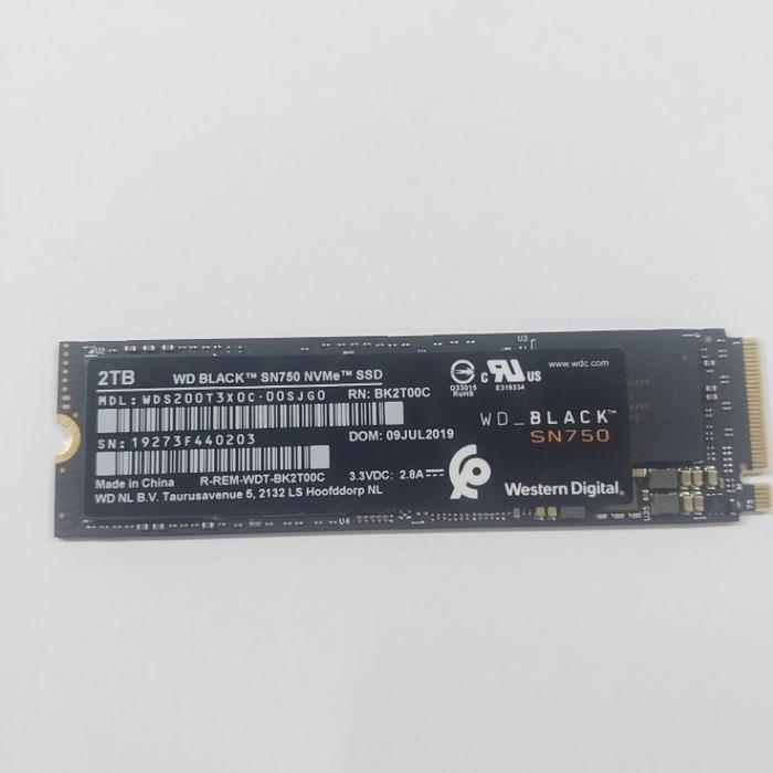 Wd Sn750 Wd Black Pcie Gen3x4 Nvme Ssd Jual Ssd Nvme 2tb Wd Black Sn750  Gen3 Original Murah Kota