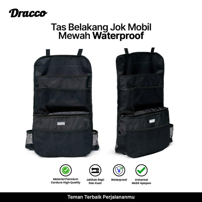 Gambar Organizer Jok Mobil Waterproof Premium DRACCO–Tas Gantung Kursi Belakang Mobil Serbaguna Muat Banyak - black mamba dari Dracco Indonesia undefined Tokopedia