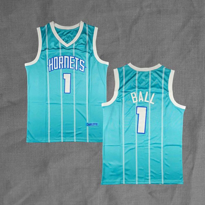 BORDIR Baju Jersey Basket Lamelo Ball Hornets Regular S