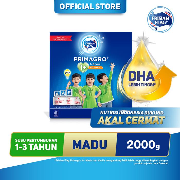 Gambar Frisian Flag Primagro 1+ Madu 2000g Susu Pertumbuhan Anak dari Frisian Flag Official Store undefined Tokopedia