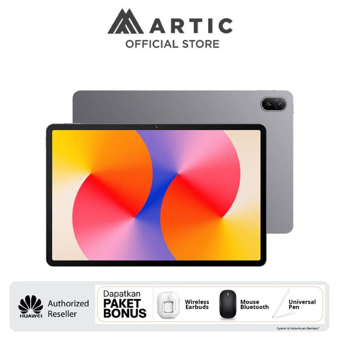 Gambar HUAWEI MatePad SE 11 Inch 6/128GB Tablet 11" | 2K Eye Comfort HUAWEI FullView Display - Bonus Lengkap, Gray dari artic undefined Tokopedia