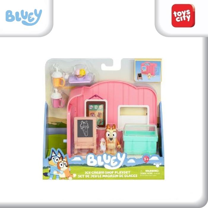Gambar Mainan Bluey Mini Playset S10 - Figure - ICE CREAM SHOP dari Toys City undefined Tokopedia