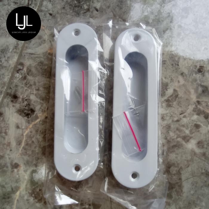 Gambar handle tanam pintu sliding - Putih dari PATMONEM STORE_NEW undefined Tokopedia