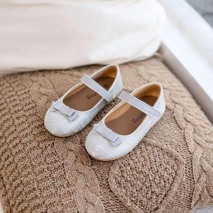 Gambar Poptoe Alea - Sepatu Anak Bayi Perempuan Prewalker Flat Shoes - Silver, 30 dari Poptoe Kids undefined Tokopedia