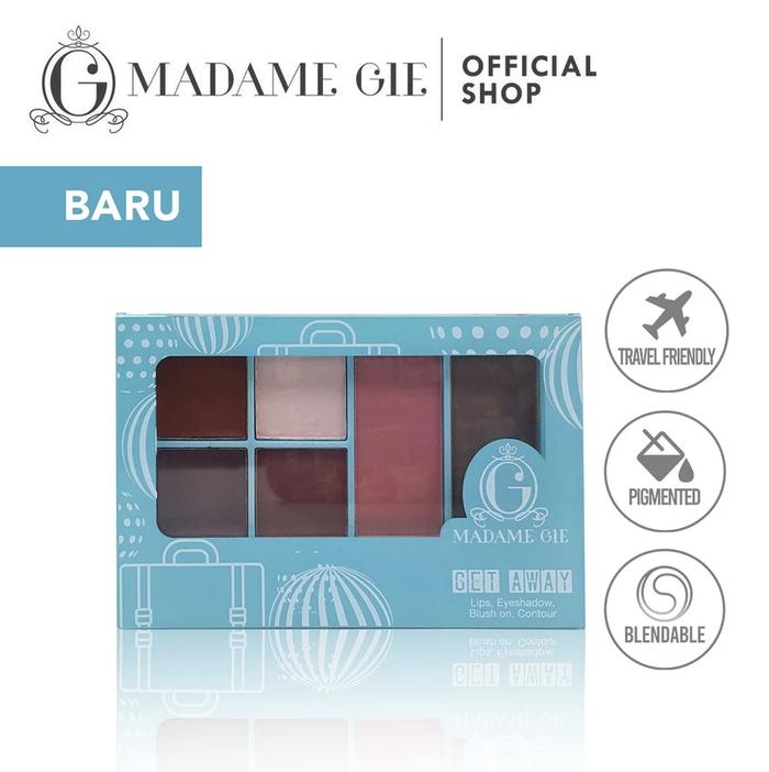 Gambar MADAME GIE GETAWAY MAKE UP KIT /PALETTE - 04 dari Mekar Cosmetic_NEW undefined Tokopedia