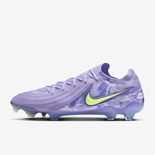 Sepatu Sepakbola United Phantom GX Elite FG Low Top Football Boot  Purple Agate Barely Volt 41
