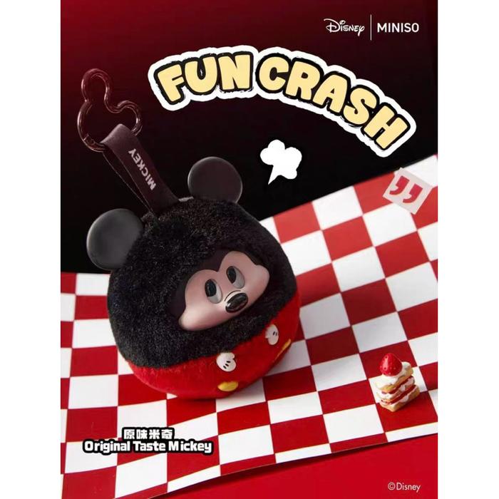 Jual MINISO - Disney Mickey Mouse Fun Crash Vinyl Plush Keychain Series ...
