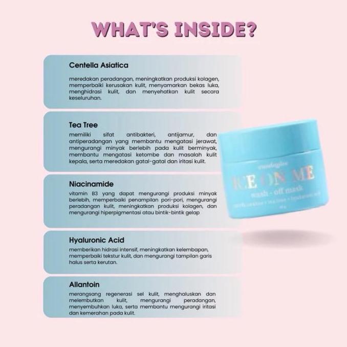 Gambar OURDAYLEE MOISTURIZER WASH OFF MASK CLAY MASK CLOUD BALANCING SILKY CREAM MOISTURIZER WATERMELON ICE ON ME WASH OFF MASK MAGIC POTION PURPLE CLAY MASK MASKER WAJAH PELEMBAB WAJAH BY OURDAYLEE - WATERMELON MASK, Ourdaylee dari Kakek Perkasa undefined 3 Tokopedia