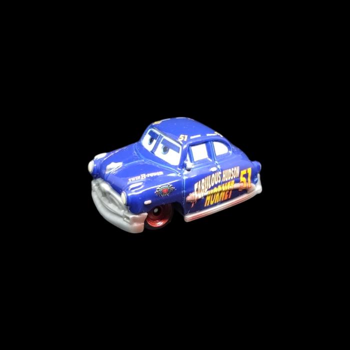 Disney Cars Mini Racers No Dirt Track Fabulous Hudson Hornet Blind Bags  Loose Diecast Not Hot Wheels