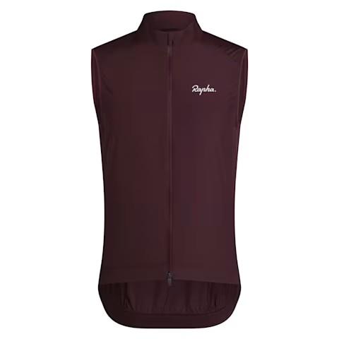 Rapha Men Core Gilet Vest sepeda Mahogany/White, L