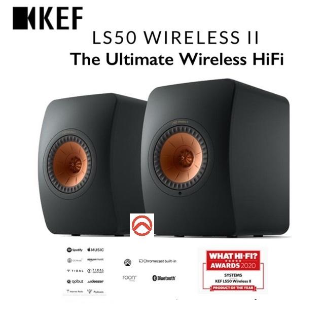 KEF LS50 wireless II Spotify tidal aktif streaming bookshelf speaker  Hitam di Absoluteck Tokopedia