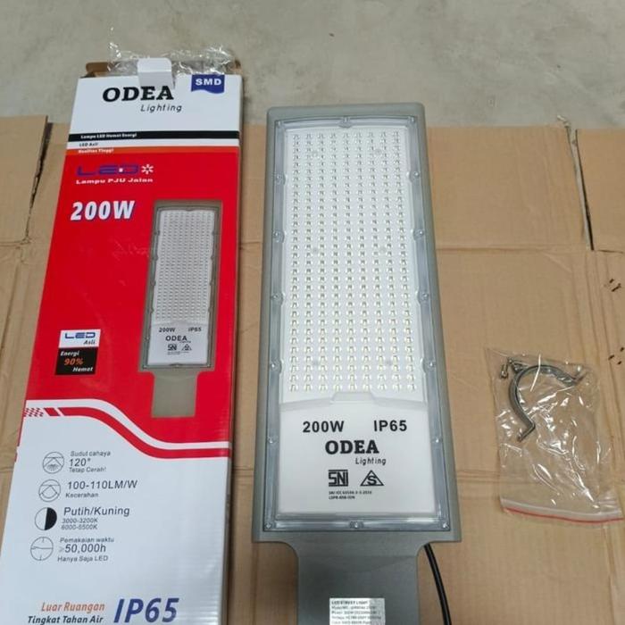 Gambar Kap PJU LED / ODEA Lampu Jalan LED Streetlight 50 100 150 200 Watt - 8844 200W, Kuning dari sumber-electric undefined Tokopedia