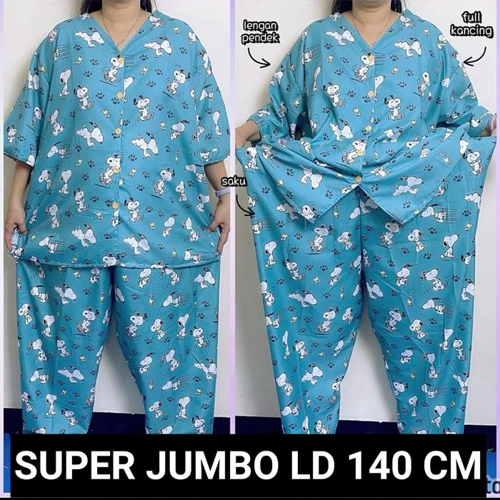 Gambar SUPER JUMBO LD 140 -SET PIYAMA - BAJU TIDUR WANITA CP KOALA LEAVES - MOTIF 5 dari SLEEPWEARS NEW SHOP undefined 4 Tokopedia