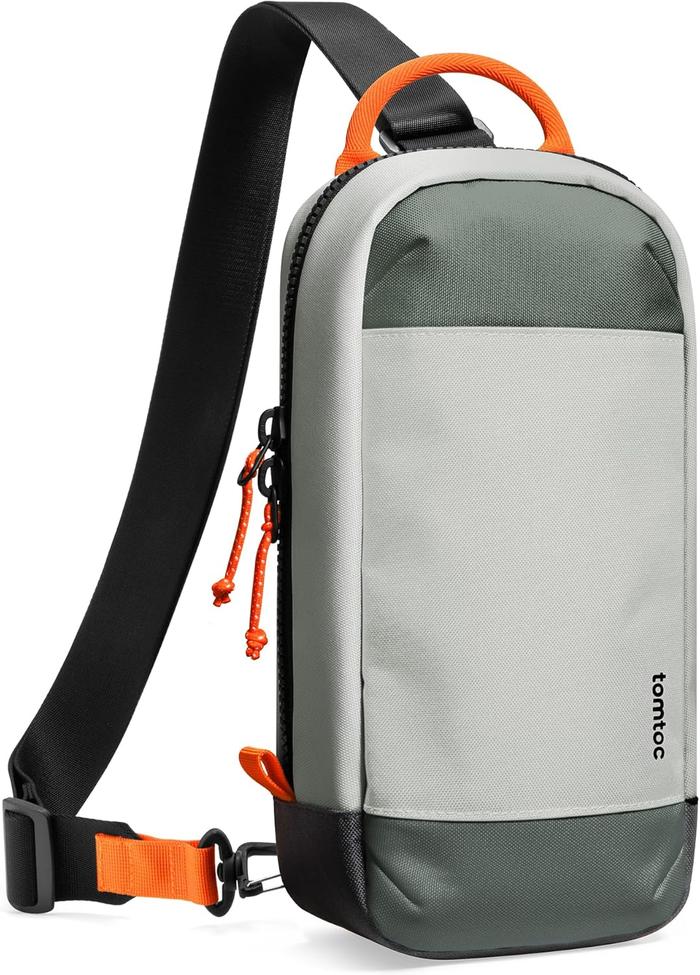 Gambar Tomtoc GameOn-G49 Nintendo Switch 2 Sling Crossbody Bag, Protective Travel Chest Carrying Gaming Pouch with 8 Game Cartridges Slots - Abu-abu dari TOMTOC INDONESIA undefined Tokopedia