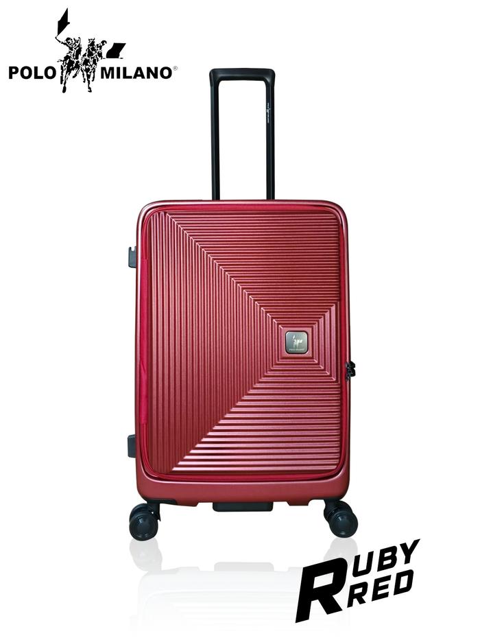 Promo Koper Polo Milano PC 17821 24 Inch TSA Expand Anti Theft