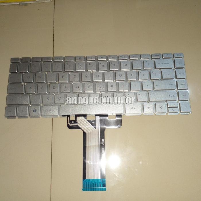Gambar NBPart (Keyboard) HP 14S-CF SILVER dari Aringo Computer Samarinda undefined Tokopedia