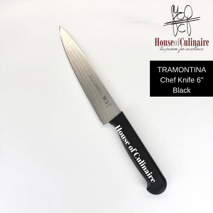 Gambar Tramontina Chef Knife 6" Professional Master 6 inch Chef Meat Knife - Hitam dari houseofculinaire undefined Tokopedia