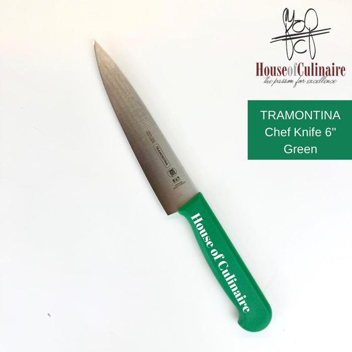 Gambar Tramontina Chef Knife 6" Professional Master 6 inch Chef Meat Knife - Hijau dari houseofculinaire undefined Tokopedia