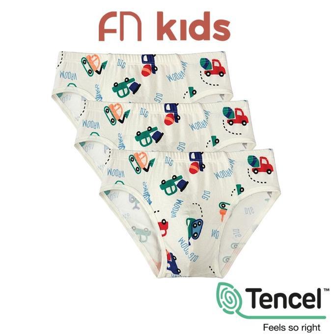 Gambar FN Kids Celana Dalam Brief Anak Laki-Laki Tencel 3 pcs FKC 3389 - S dari Saluka undefined Tokopedia