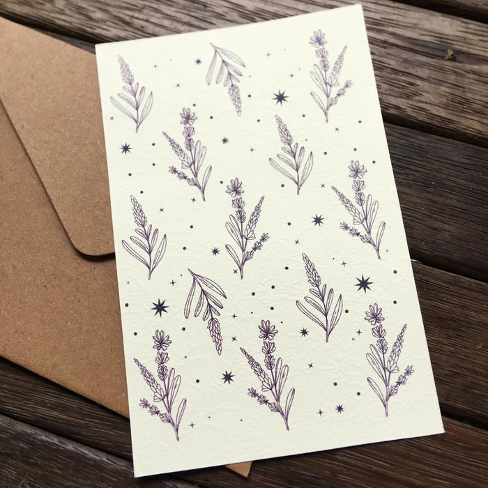 Gambar 1 PACK Kartu Ucapan Blank Greeting Card plus Amplop Kraft Rustic - lave dari Kartu Lopie undefined Tokopedia