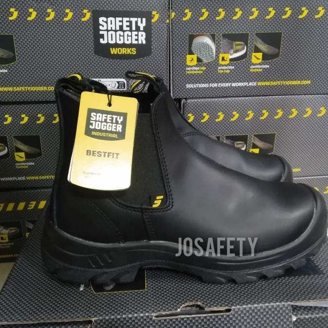 Gambar Sepatu Safety Jogger Bestfit S1P - Hitam, 41 dari Rainbow Marketing undefined Tokopedia