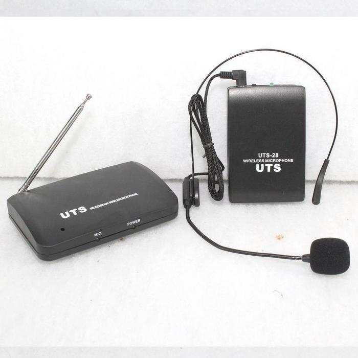 Mic Wireless Uts 28 Headset Clip On Mic Bandol Uts-28 Mic Jepit Uts 28  Microphone Clip On Termurah Ready Terbaik