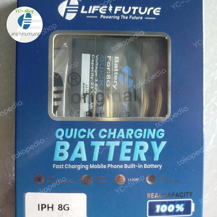 Gambar baterai life future iphone 8/8 Plus double power - 8 Plus dari Baterai Life Future undefined Tokopedia