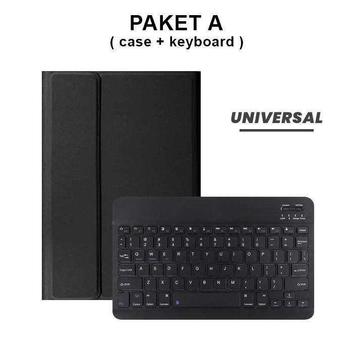 Gambar ( CASE & KEYBOARD ) Advan Tab A10 A 10 / Sketsa 1 2 3 / VX / Lite / Neo Tablet 10.1 10.4 Inch Wireless Bluetooth Blutooth Keybord Papan Ketik Flip Case Casing - Paket A Hitam dari Accecories Unik undefined Tokopedia