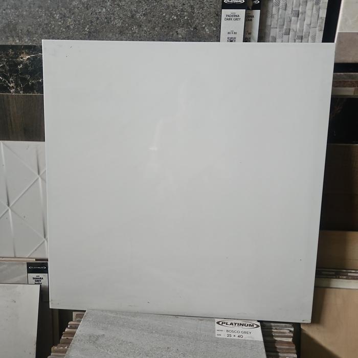 Gambar Keramik Lantai Platinum SALSA Series 60x60 cm Kw 1 - White dari Mandiri Jaya Keramik undefined Tokopedia
