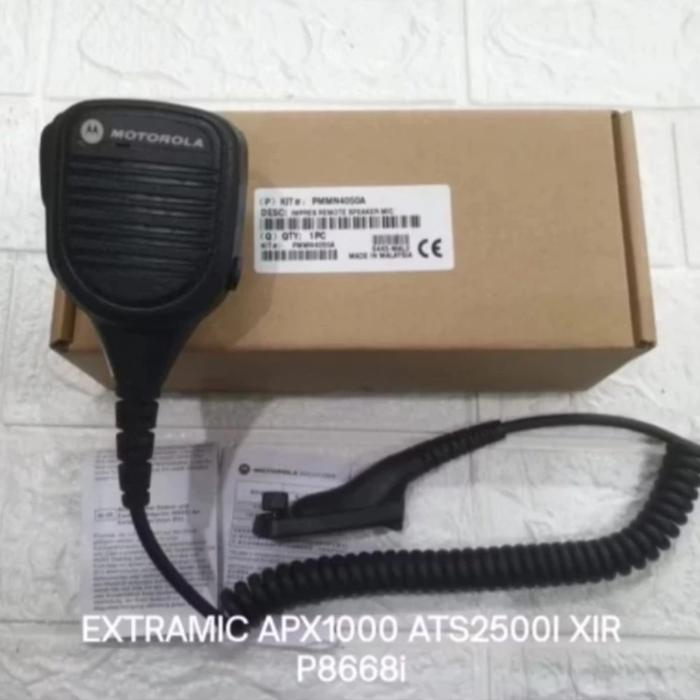Gambar EKTRAMIK HT MOTOROLA APX1000 ATS2500i XiR P8668i EKTRA MIC dari Toko Arfica Com undefined Tokopedia