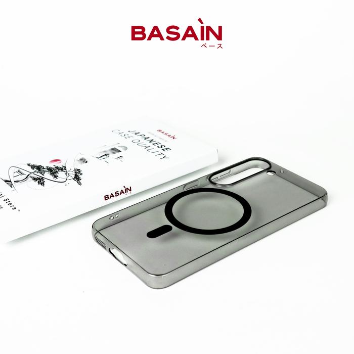 Gambar BASAIN Casing for Samsung A35 ULTRA FLEX MagSafe Case | Anti Yellowing - Crystal Black dari BASAIN Store Kota Bandung Tokopedia