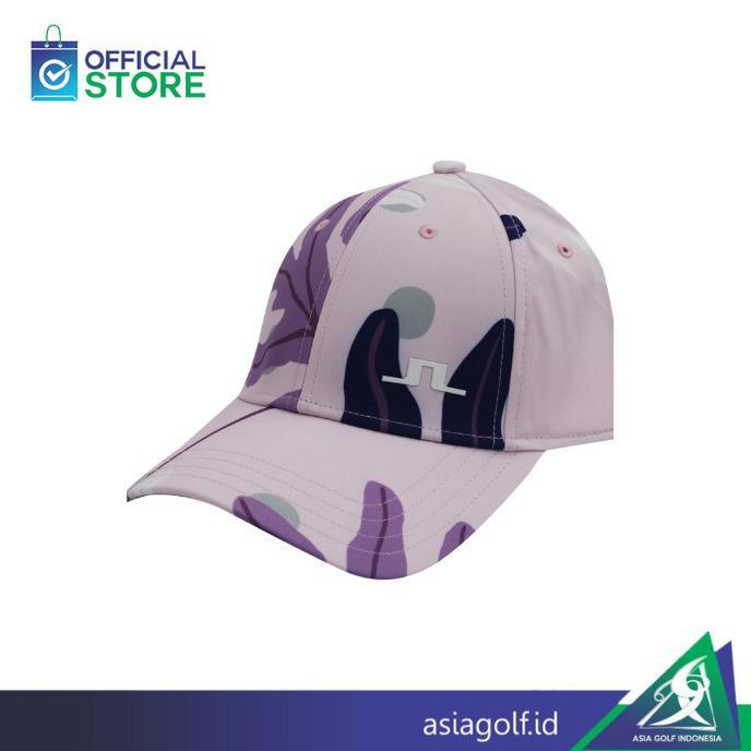 Gambar Ladies Cap Golf J Lindeberg - Astra Print | Golf | Topi Golf - Pink dari fajartama store undefined Tokopedia