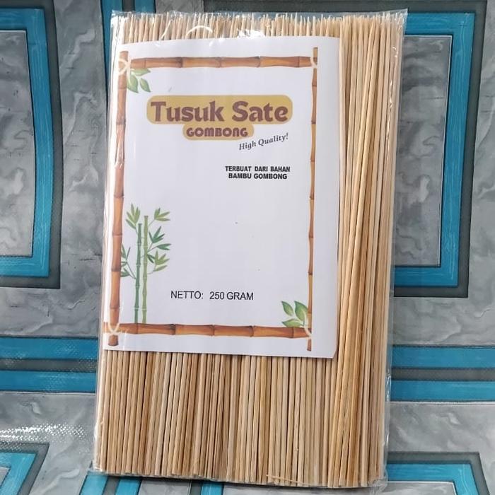 Gambar 1 Pak Tusuk Sate Berkah Bambu Tusuk Sate Kambing Ayam Tusuk Bambu Tebal Tusuk Sate Bambu Isi 300Pcs - Besar (315 Pcs) dari Mitraaren undefined Tokopedia