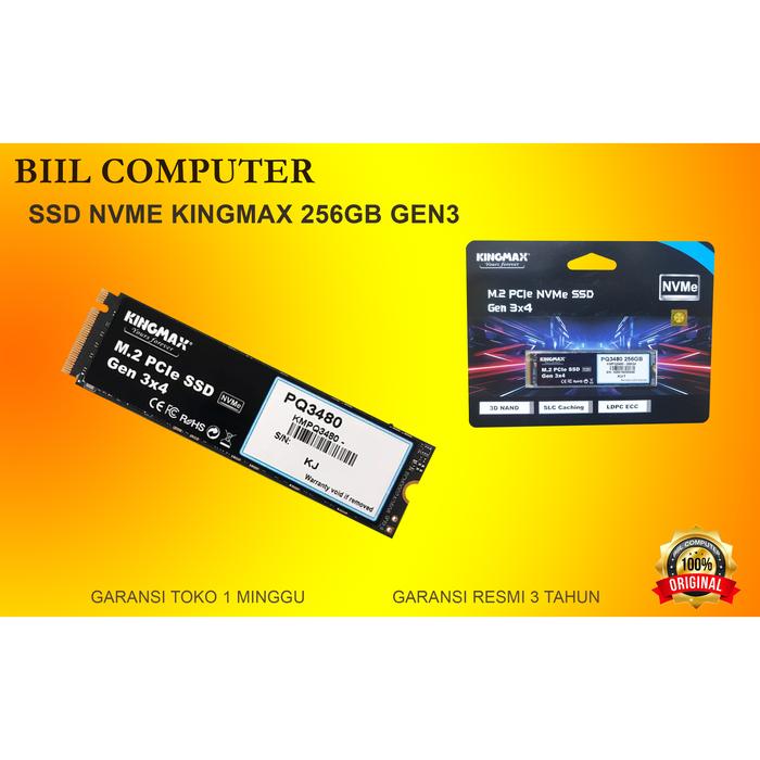 Jual SSD NVME KINGMAX 256GB GEN Kota Samarinda Biil Computer