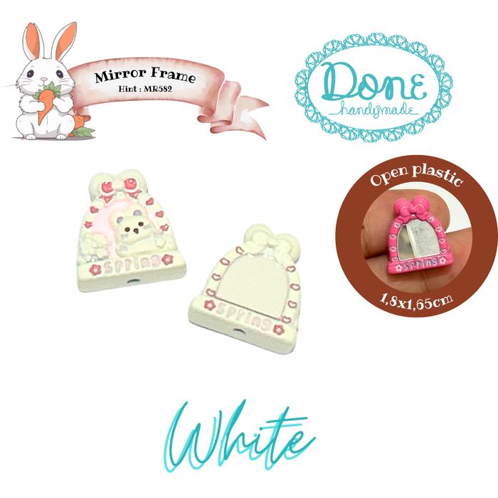 Gambar Done Handymade manik metal manik besi manik stainless manik kelinci rabiit beads bunny beads diy meronce mr582 - 1bh white dari Done Handymade undefined Tokopedia