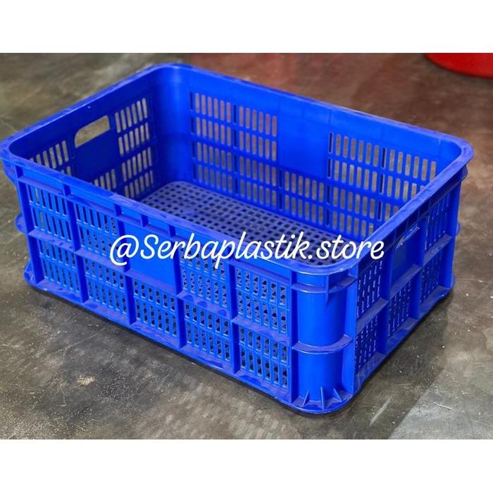 Gambar Keranjang JUMBO TEBAL container industri / rak susun keranjang serbaguna krat kokoh perkakas sparepart panda / krat 1035 keranjang buah sayur m / container susun serbaguna / container bunga / keranjang kopra / pangkis / keranjang tebal kuat / krat buah - Pendek dari Sukses Jaya Tokoo undefined Tokopedia