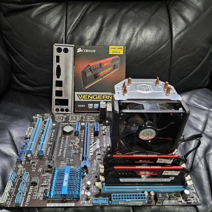 Cpu Intel Core I5 3470 Motherboard Asus Pbz77-v Lx2 Corsair Ddr3 2x8gb  1600mhz