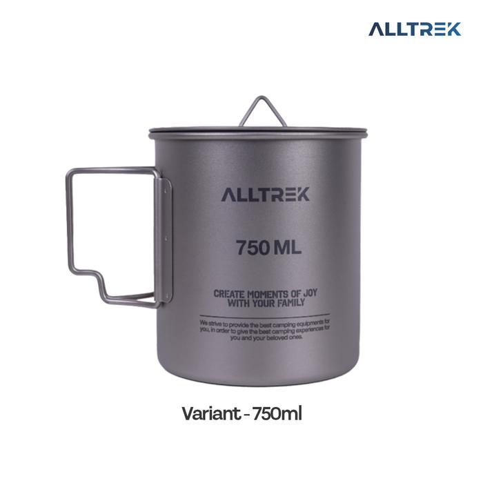 Gambar ALLTREK Titanium Water Cup GRANAR Portable Outdoor Camping - 750 ml dari ALLTREK OUTDOOR GEAR Kota Administrasi Jakarta Barat Tokopedia