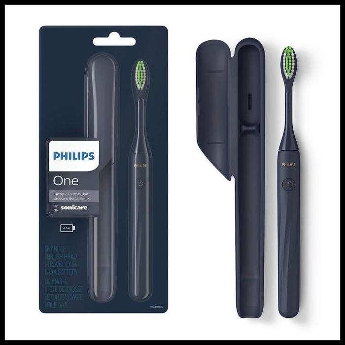 Gambar Promo Philips One By Sonicare, Sikat Gigi Elektrik Portabel Dengan Baterai - Midnight Blue dari Lavish Lather undefined Tokopedia
