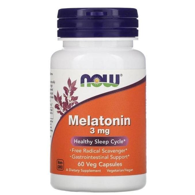 Gambar Now Foods Melatonin Extra Strength Melatonin 3 Mg 5 Mg 10 Mg 60 100 120 180 Veggie Capsules Original Product - 3 mg dari Annissa Rahma undefined Tokopedia