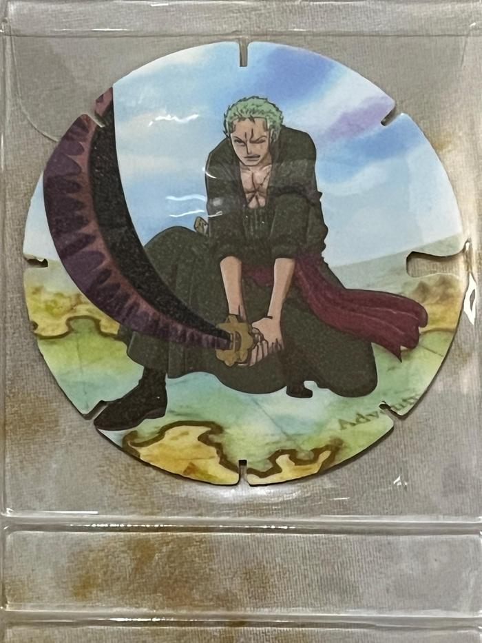 Gambar Chiki Balls x One Piece - Chiki Coins One Piece 2025 - World Map 01 - Zoro 3 dari Happycaa undefined Tokopedia