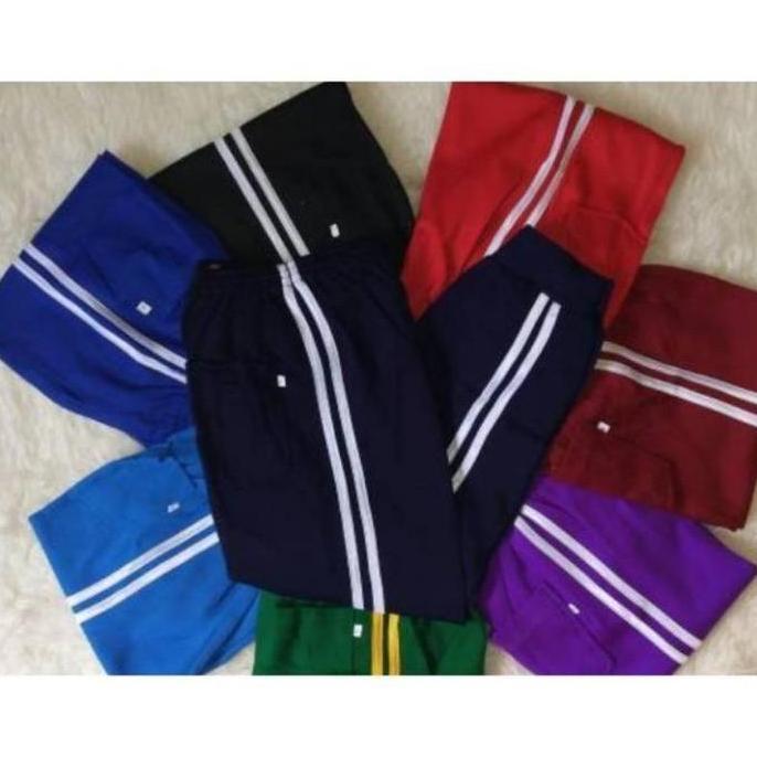 Gambar Celana Training Panjang Sekolah SD SMP SMA - PINK, XL TANPA KARET dari Mister Ganu undefined Tokopedia