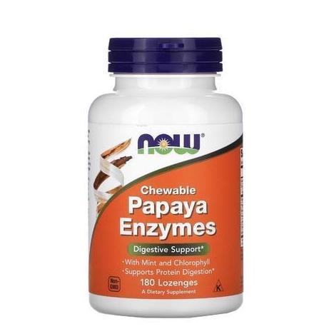 Gambar Now Foods Chewable Papaya Enzymes 180 Lozenges - 31/07/26 dari Elina.Beauty. undefined Tokopedia