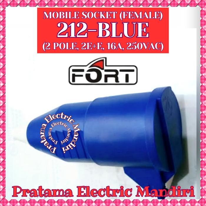Jual FORT IP44 CEE INDUSTRIAL PLUG 2P+E 2 POLE 2 KAKI 2 PIN 2P 16A MALE ...