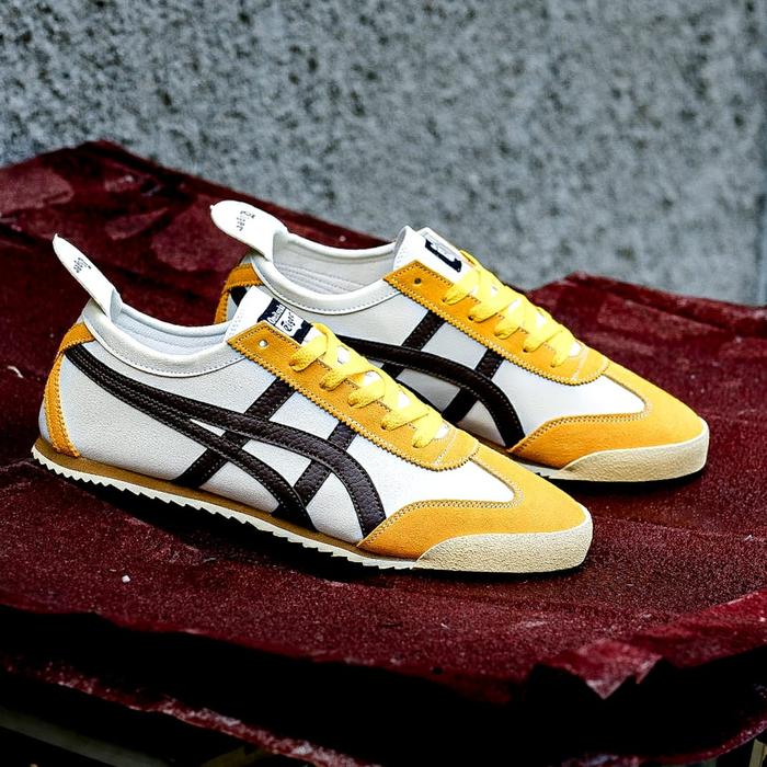 Jual Onitsuka Tiger Mexico 66 Cream Yellow Brown 39 Kota