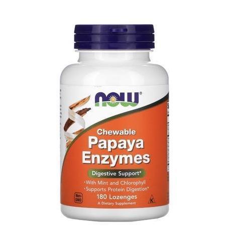 Gambar Now Foods Chewable Papaya Enzymes 180 Lozenges - 31/07/26 dari Korea Beauty Shop Official undefined Tokopedia