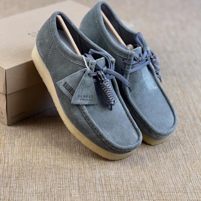 CLARKS WALLABEE GREY SUEDE 40 di Sfs Sneakers29 Tokopedia