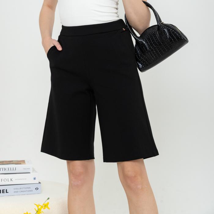 Gambar *Ready Stok* 2023 - Celana Kulot Kaos 7575 (CAP) - Hitam, 2L dari Sisters Fashion Group undefined Tokopedia